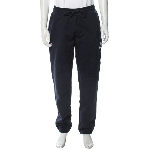 KITH x New York Yankees‎ Sweatpants Collaboration Size Medium Blue MLB Baseball - Picture 1 of 6